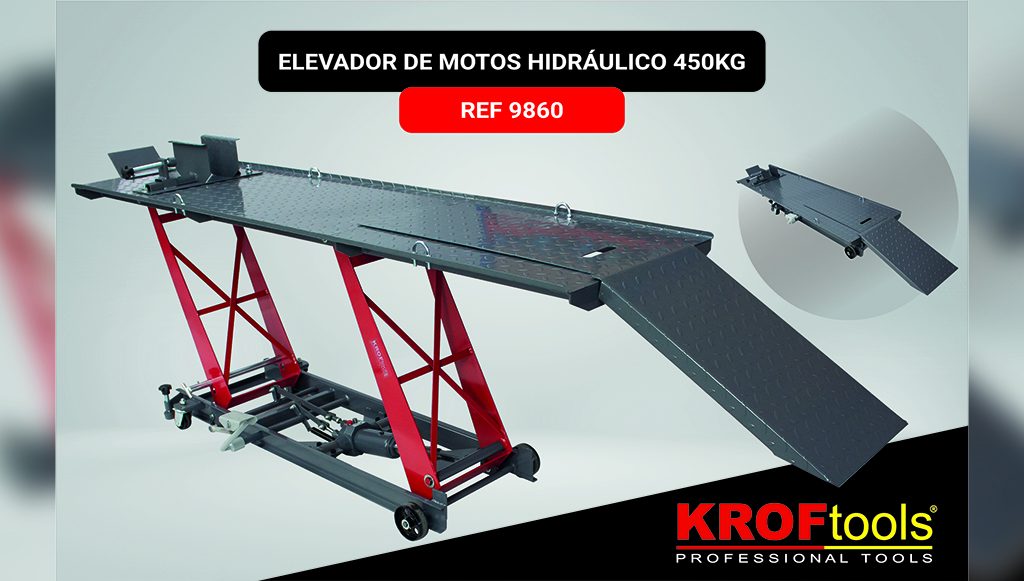 03 - A KROFtools lanca dois elevadores para motos