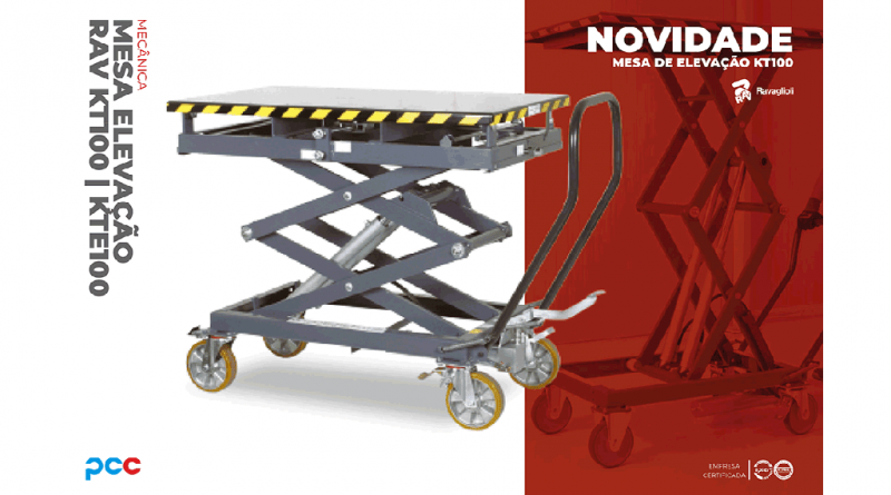 05 - PCC comercializa novas mesas de elevação RAVAGLIOLI