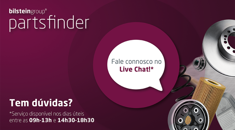 09 - bilstein group lança Live Chat no partsfinder Webshop