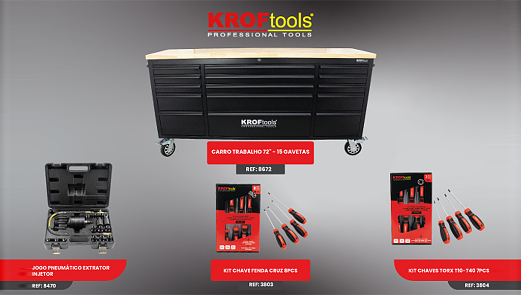 01 - KROFTools reforca panoplia de produtos