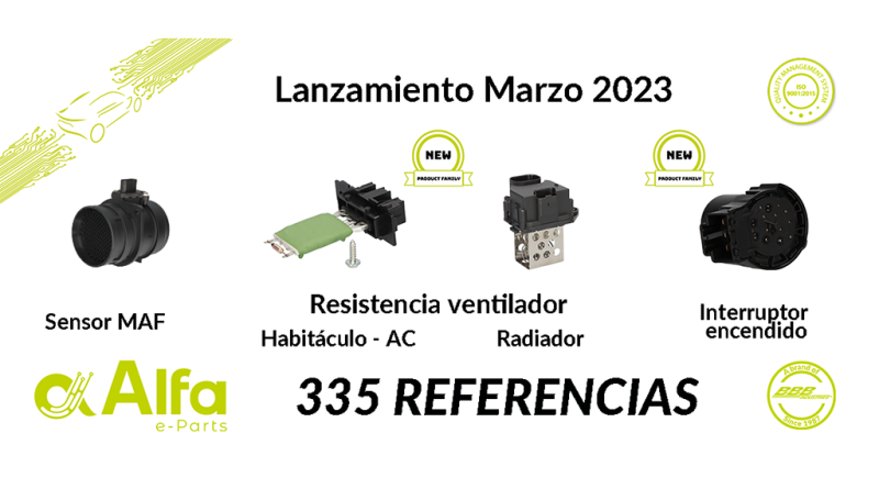 03 - Alfa e Parts acrescenta 335 novas referencias ao catalogo