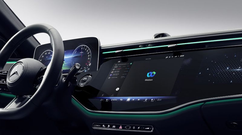 03 - Novos Mercedes Benz Classe E equipados com Webex Meetings e Calling 1