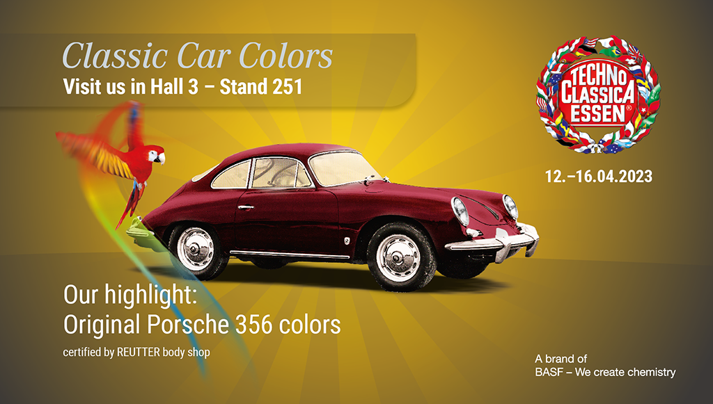 04 - Glasurit mostra cores originais do Porsche 356