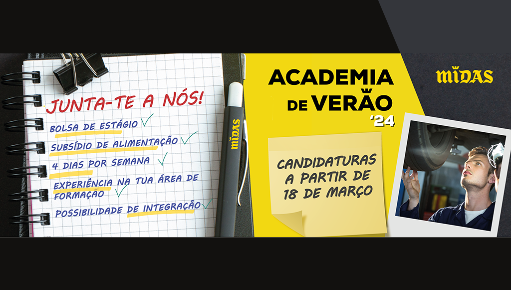03 - Midas esta a recrutar alunos para a Academia de Verao