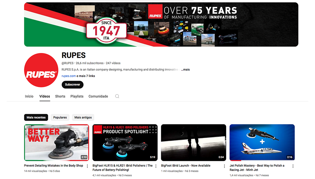 07 - Rupes apresenta novo projeto ligado ao Youtube