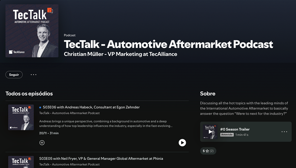 11 - TecAlliance recebe MannHummel no podcast TecTalk