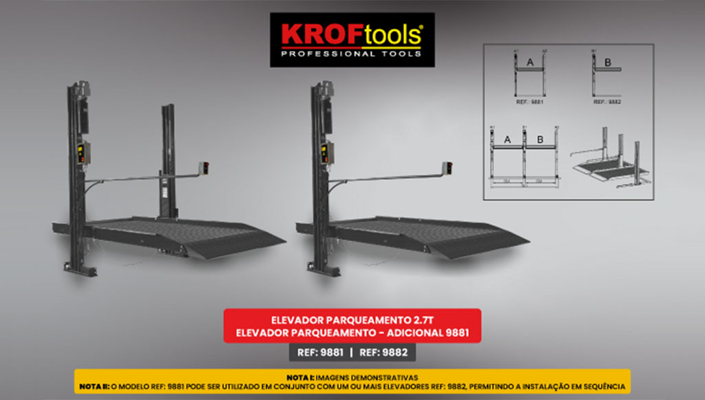 05 - KROFtools tem dois novos elevadores de parqueamento
