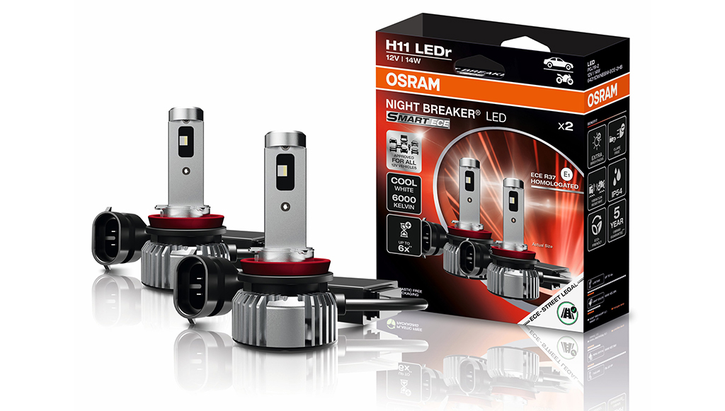 06 - OSRAM lanca primeira lampada LED H11 aprovada na UE