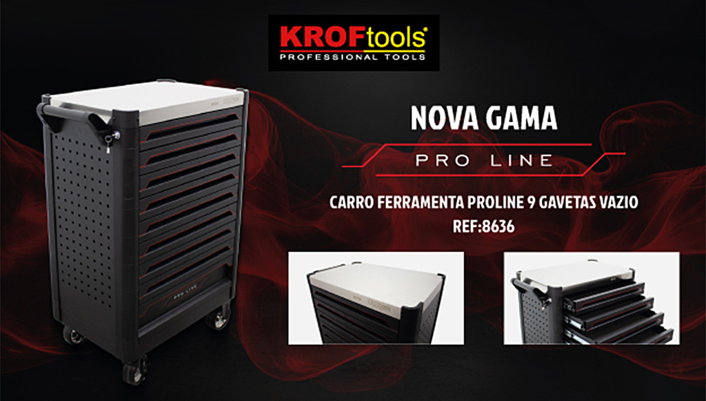 07 - KROFtools lanca gama Pro Line com solucoes profissionais