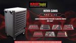 10 - KROFtools lanca carro de ferramentas Proline com 318 pecas