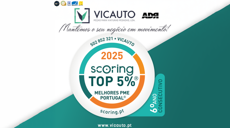 10 - Vicauto reconhecida com Certificado SCORING 2025