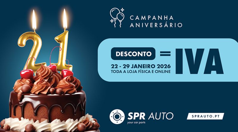 01 - SPR Auto celebra 21 anos com desconto igual ao IVA