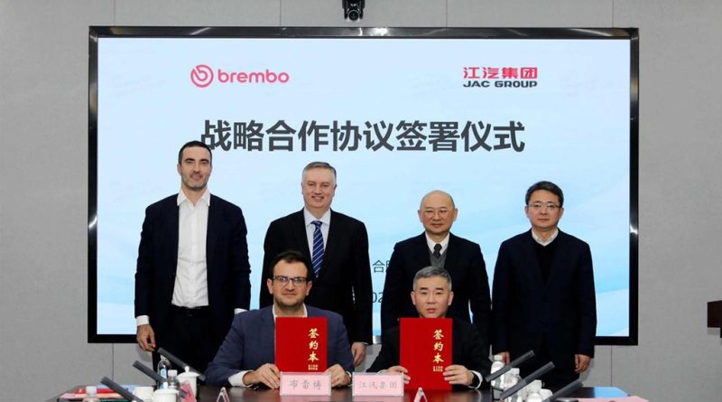 JAC e Brembo firmam parceria estrategica