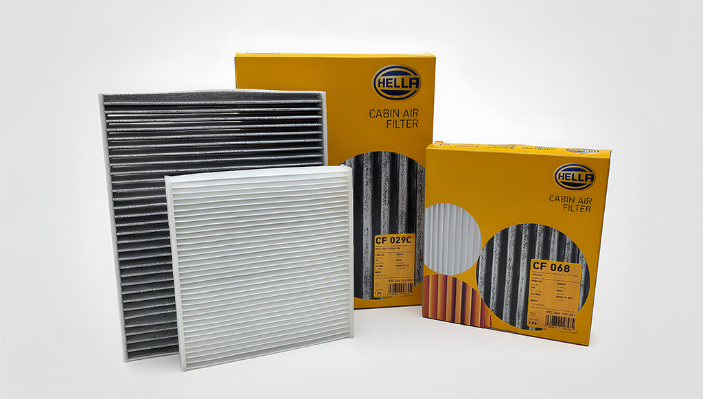 03 - HELLA lanca filtros de ar para habitaculo