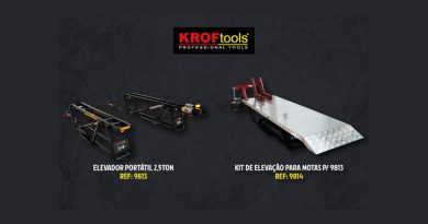 03 - KROFtools reforca gama com elevador portatil e kit para motos