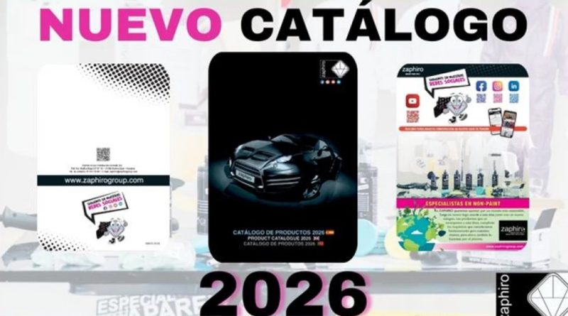 ZAPHIRO renova catálogo para repintura automóvel