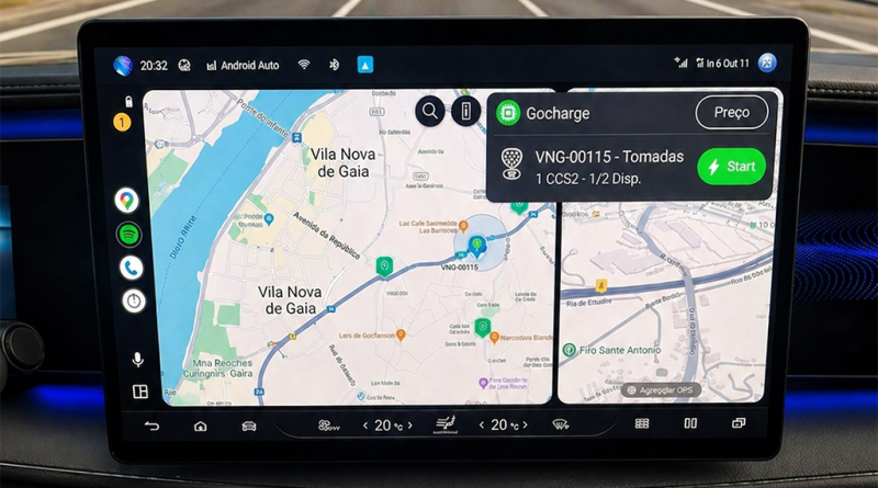 Go.Charge integra app no Android Auto e Apple CarPlay