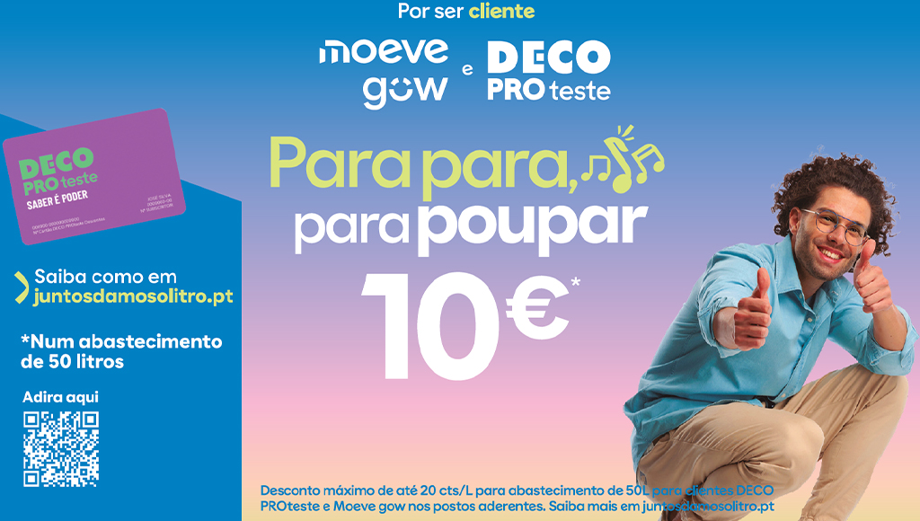 Moeve e DECO PROteste ajudam a poupar no combustível