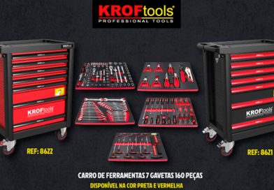 KROFtools lança carro de ferramentas com 160 peças