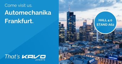 Kavo Parts celebra 40 anos na Automechanika Frankfurt