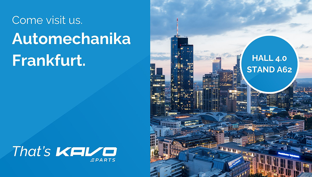 Kavo Parts celebra 40 anos na Automechanika Frankfurt