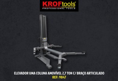KROFtools lança elevador de uma coluna amovível