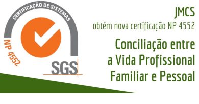 JMCS obtém certificação NP 4552 e renova ISO 9001