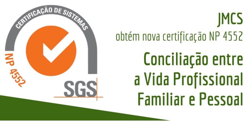 JMCS obtém certificação NP 4552 e renova ISO 9001
