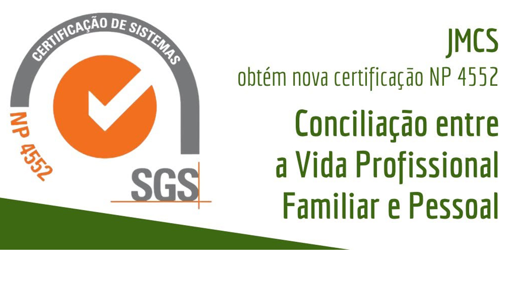JMCS obtém certificação NP 4552 e renova ISO 9001