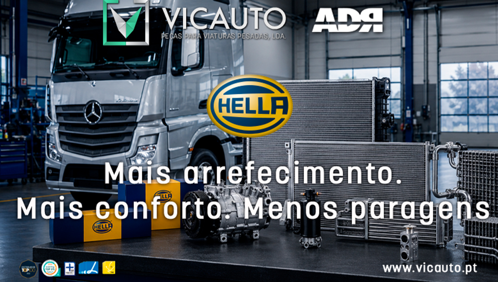 Vicauto destaca gama HELLA para veículos pesados