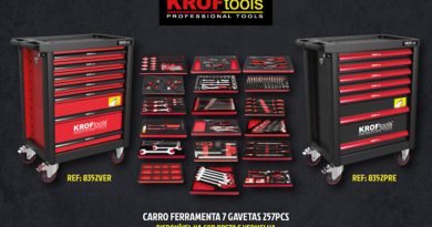 KROFtools apresenta carros de ferramentas com 257 peças