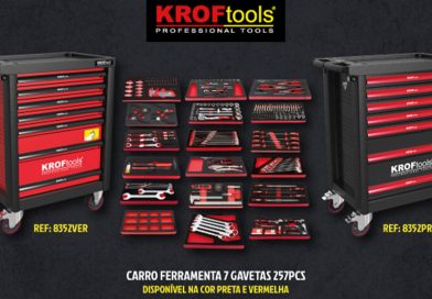 KROFtools apresenta carros de ferramentas com 257 peças