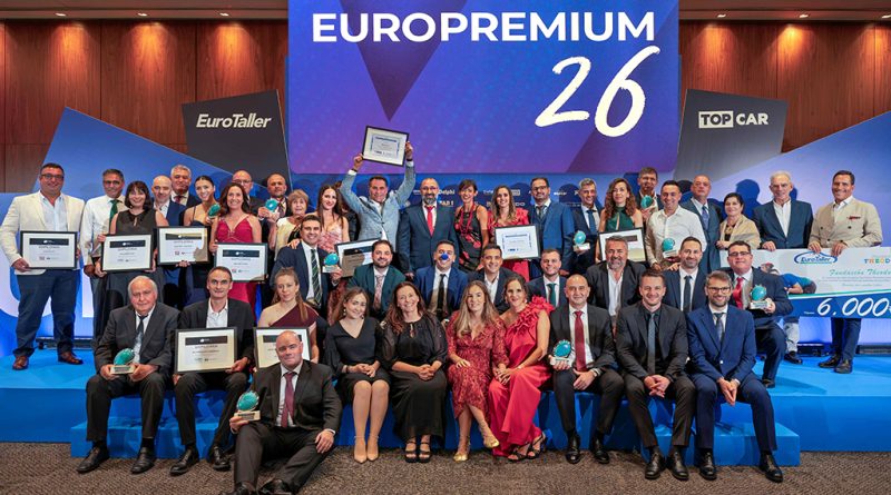 Oficinas TOPCAR distinguidas na Gala Europremium 2025