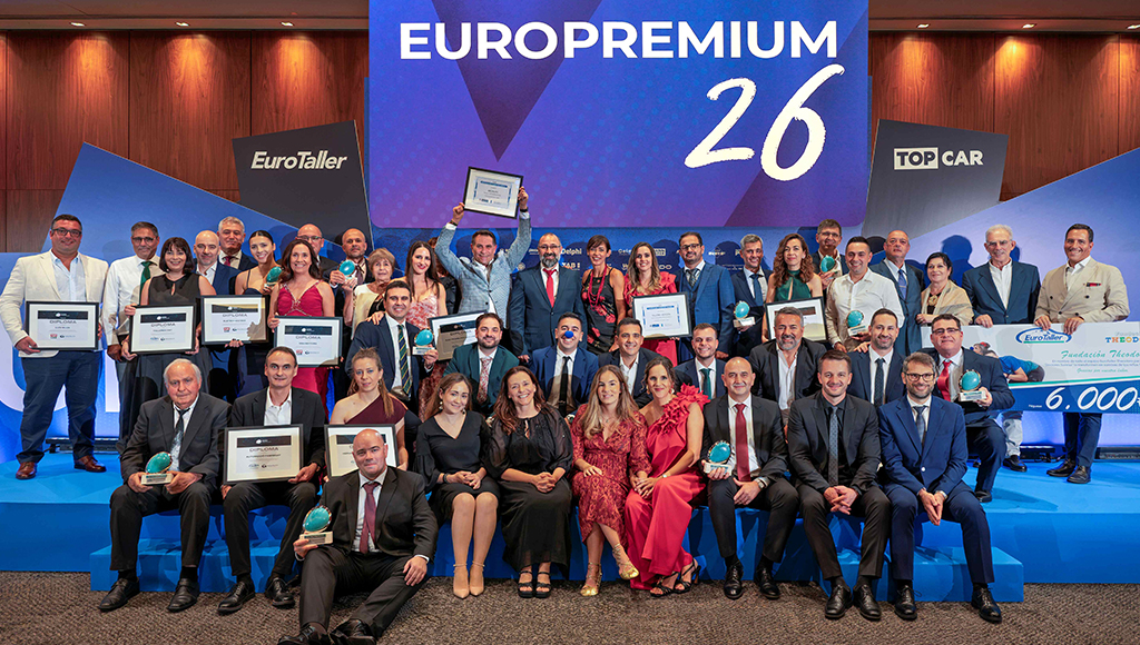 Oficinas TOPCAR distinguidas na Gala Europremium 2025