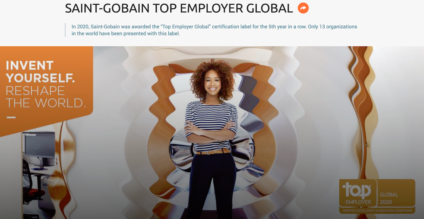 Saint-Gobain-recebe