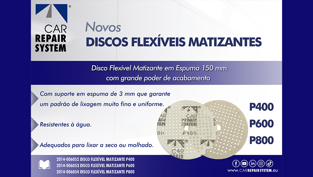 02 - Car Repair System lanca novo disco matizante com espuma 2