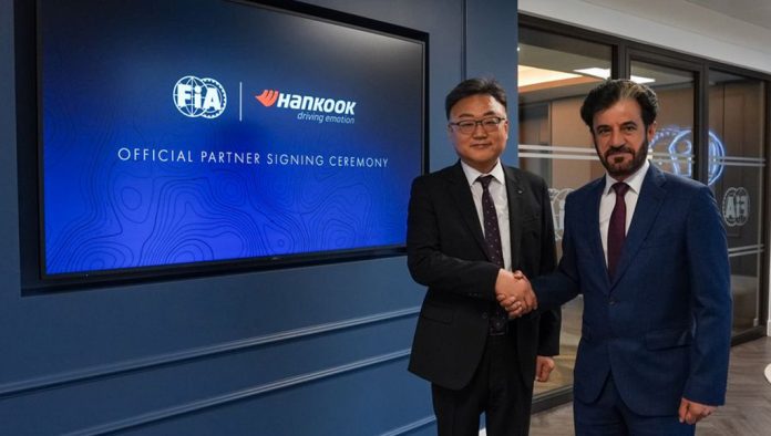 Hankook torna-se parceira global da FIA até 2028
