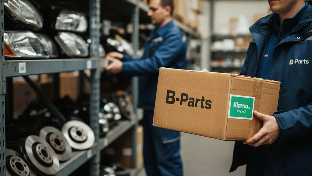 Klarna-chega-a-B-Parts-com-pagamentos-fracionados