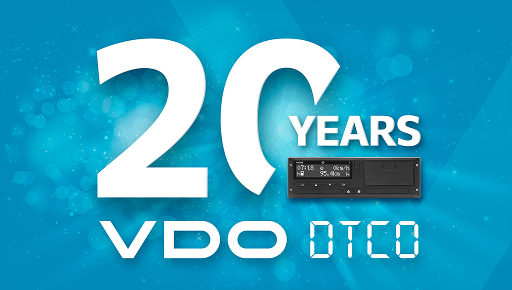 Aumovio celebra 20 anos do Tacógrafo Digital VDO