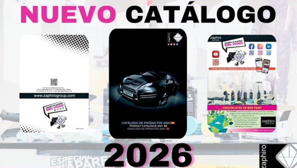 ZAPHIRO renova catálogo para repintura automóvel