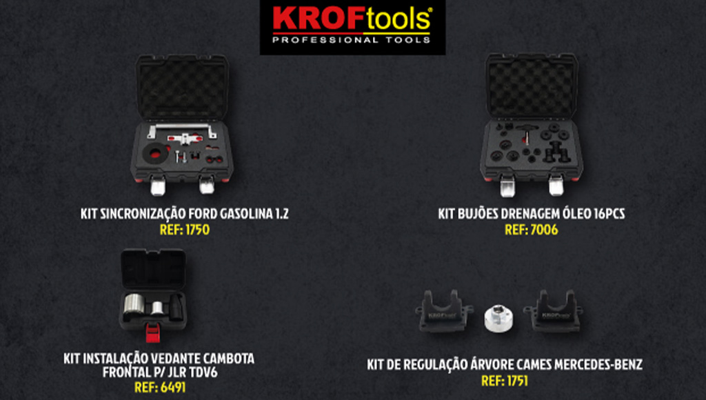 KROFtools apresenta quatro novos kits