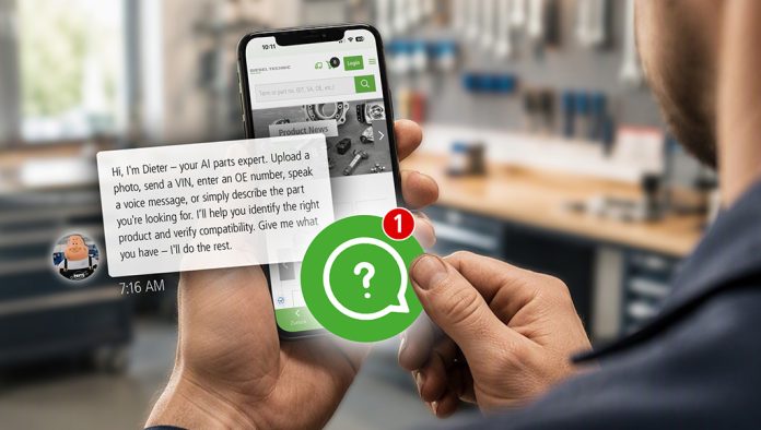 Diesel Technic facilita procura de peças com chatbot de IA
