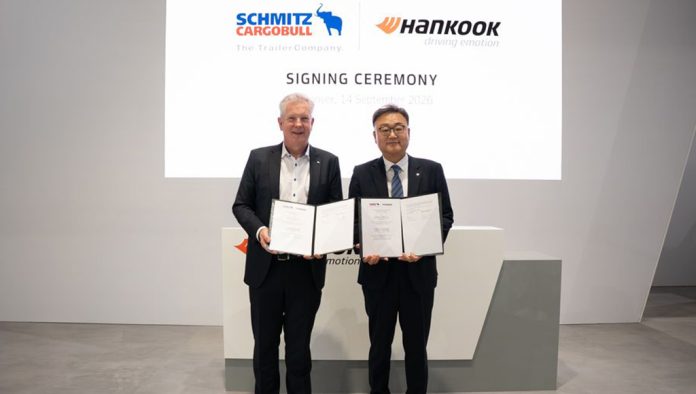 Hankook vai fornecer pneus OE à Schmitz Cargobull