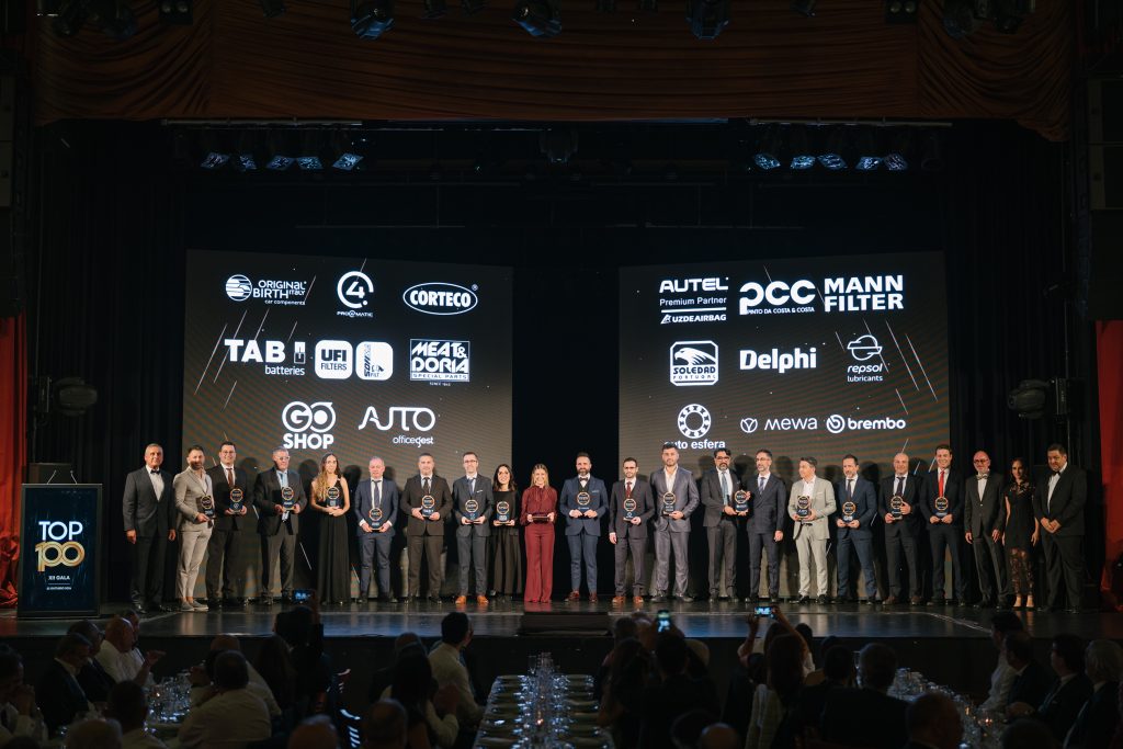 XII Gala TOP 100 celebra mérito do aftermarket