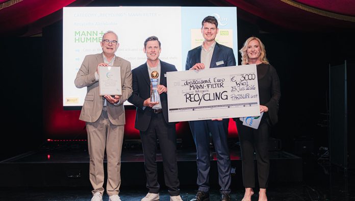 MANN-FILTER vence Prémio Ambiental PARTSLIFE 2026