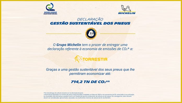 Torrestir distinguida pela “Gestão Sustentável dos Pneus”