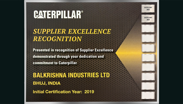 BKT conquista certificação de “Excelente” da Caterpillar