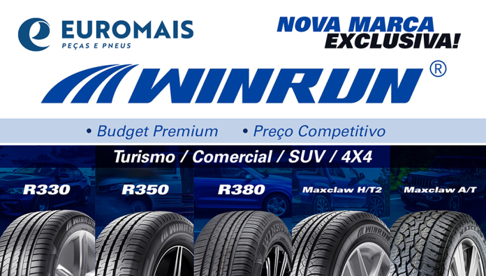 EuroMais é distribuidora exclusiva da marca WINRUN