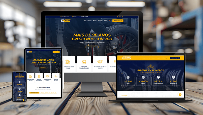 Tiresur apresenta novo site corporativo