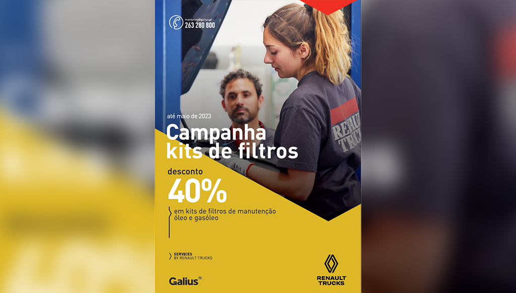 03 - Renault Trucks oferece 40� desconto em Filtros Oleo e Gasoleo 